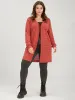 Plain Pointelle Knit Pocket Crochet Open Front Hooded Cardigan sold by Bloomchic