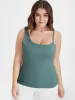 Plain Asymmetrical Cami Top sold by Bloomchic