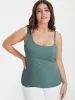 Plain Asymmetrical Cami Top sold by Bloomchic