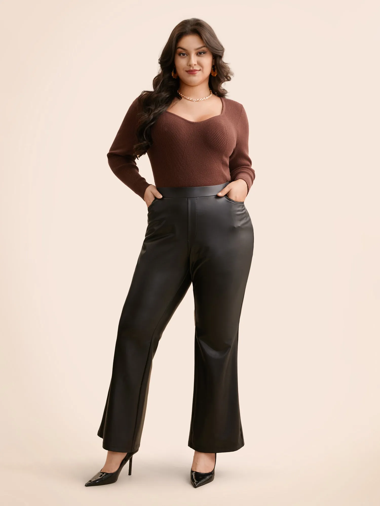 Heart Neckline Pit Strip Pullover sold by Bloomchic product image thumbnail 5