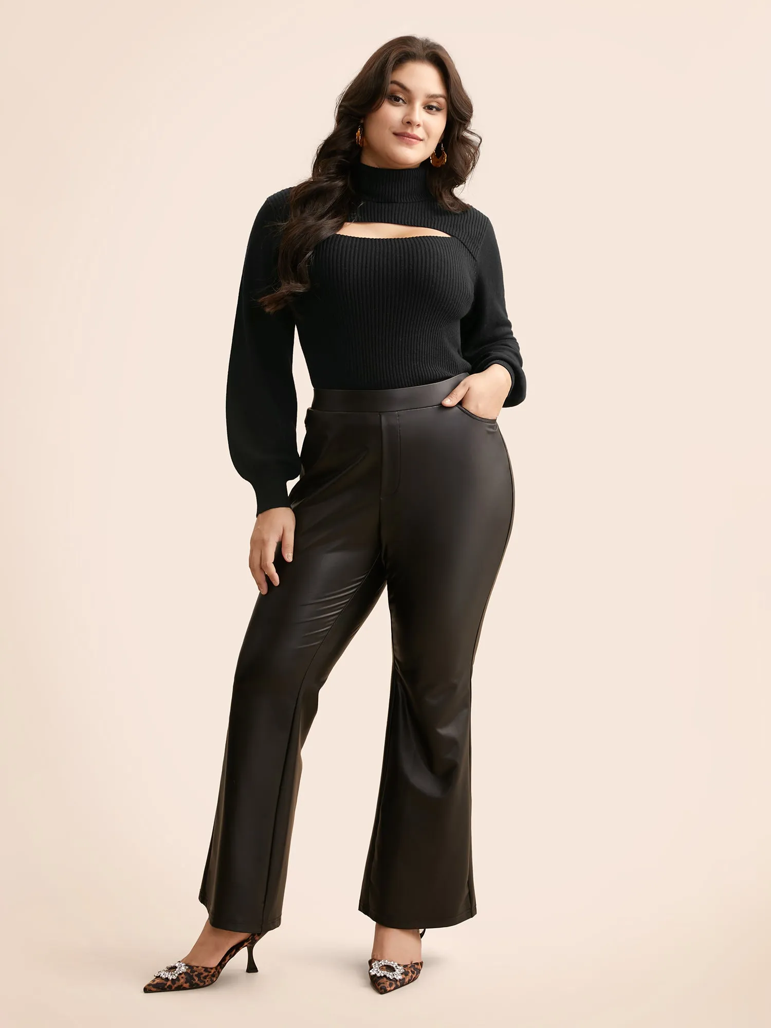 Supersoft Essentials Turtleneck Cut Out Pullover sold by Bloomchic product image thumbnail 4
