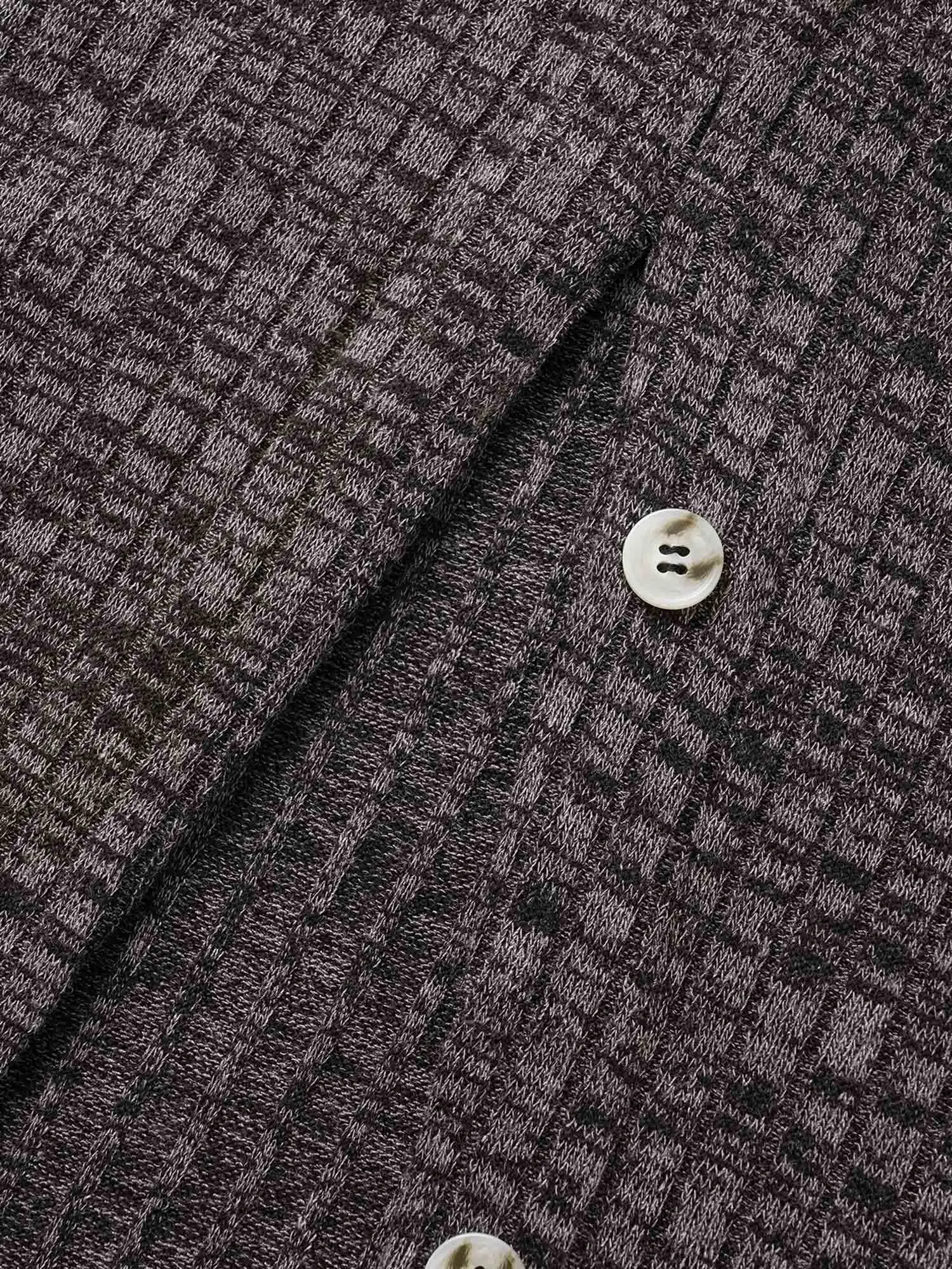 Crew Neck Button Detail Split Hem Dress sold by Bloomchic product image thumbnail 5