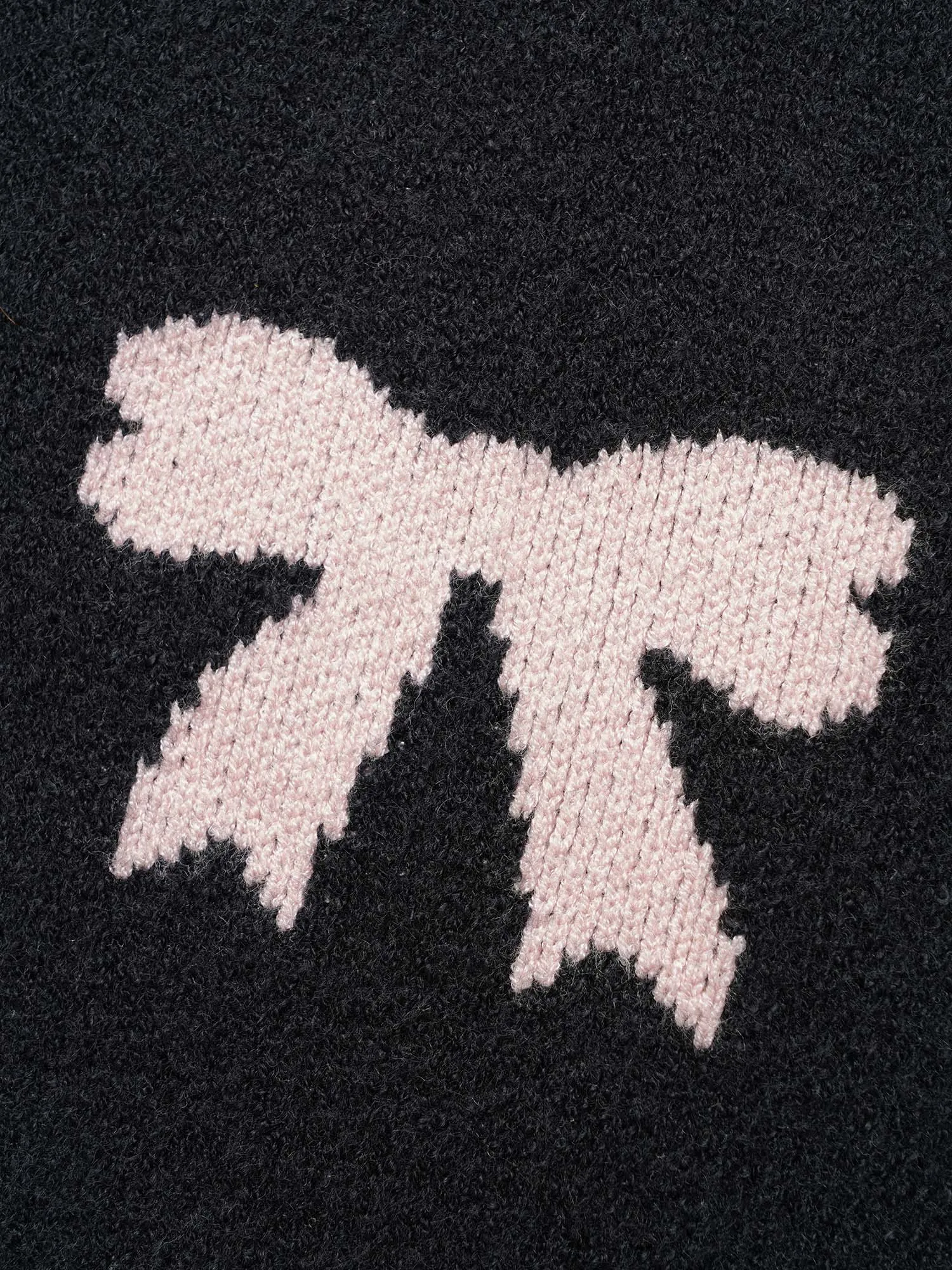 Bowknot Round Neck Slit Hem Pullover sold by Bloomchic product image thumbnail 5