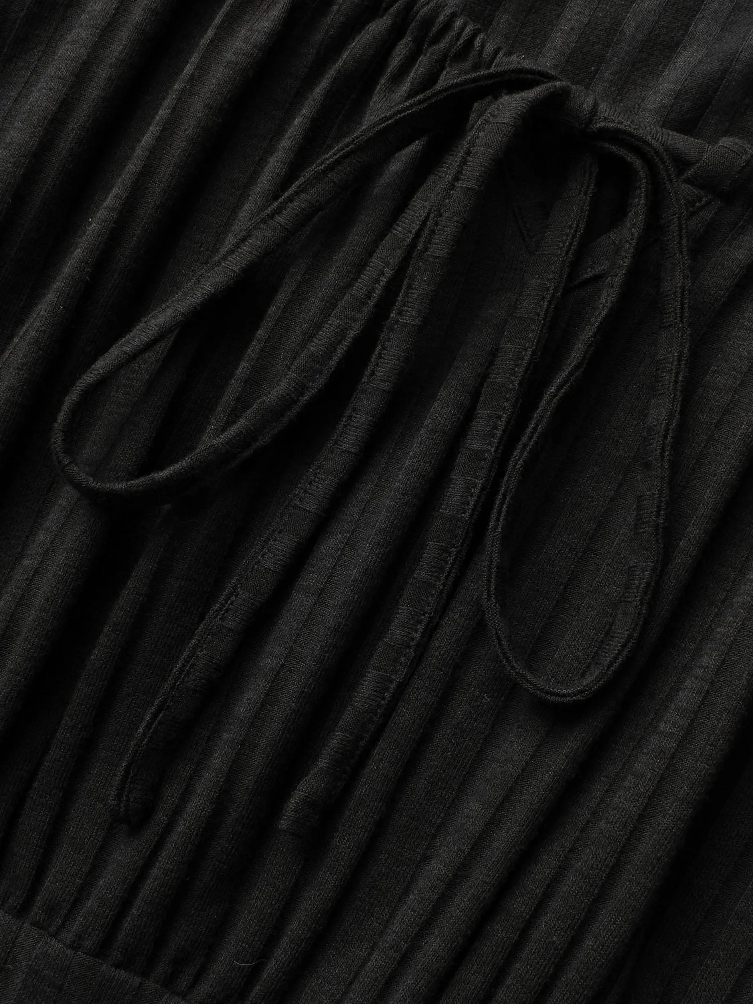 Square Neck Rib Knit Drawstring Dress sold by Bloomchic product image thumbnail 5