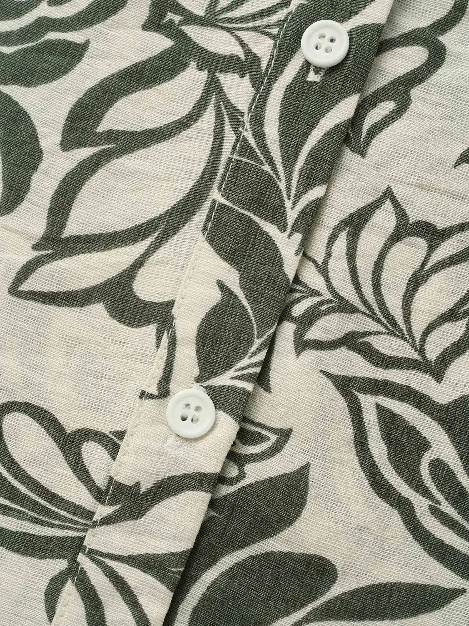 Silhouette Floral Print Ruffle Trim Blouse sold by Bloomchic product image thumbnail 5