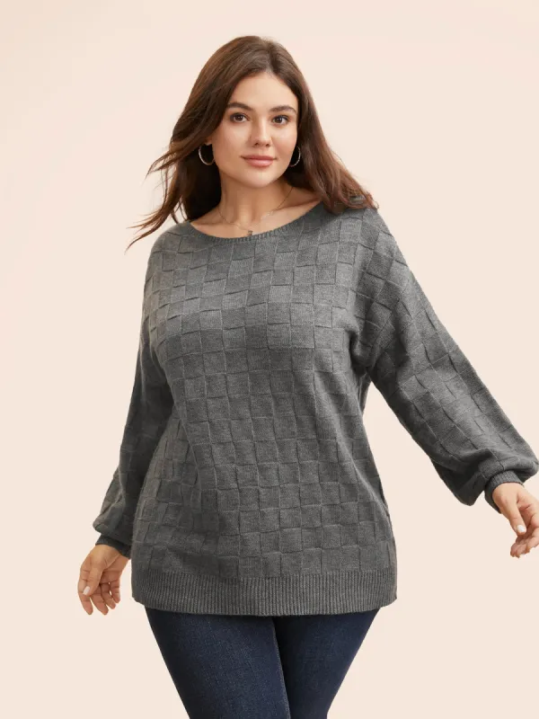 Supersoft Essentials Textured Batwing Sleeve Pullover sold by Bloomchic