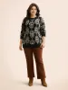Supersoft Essentials Floral Crew Neck Pullover sold by Bloomchic