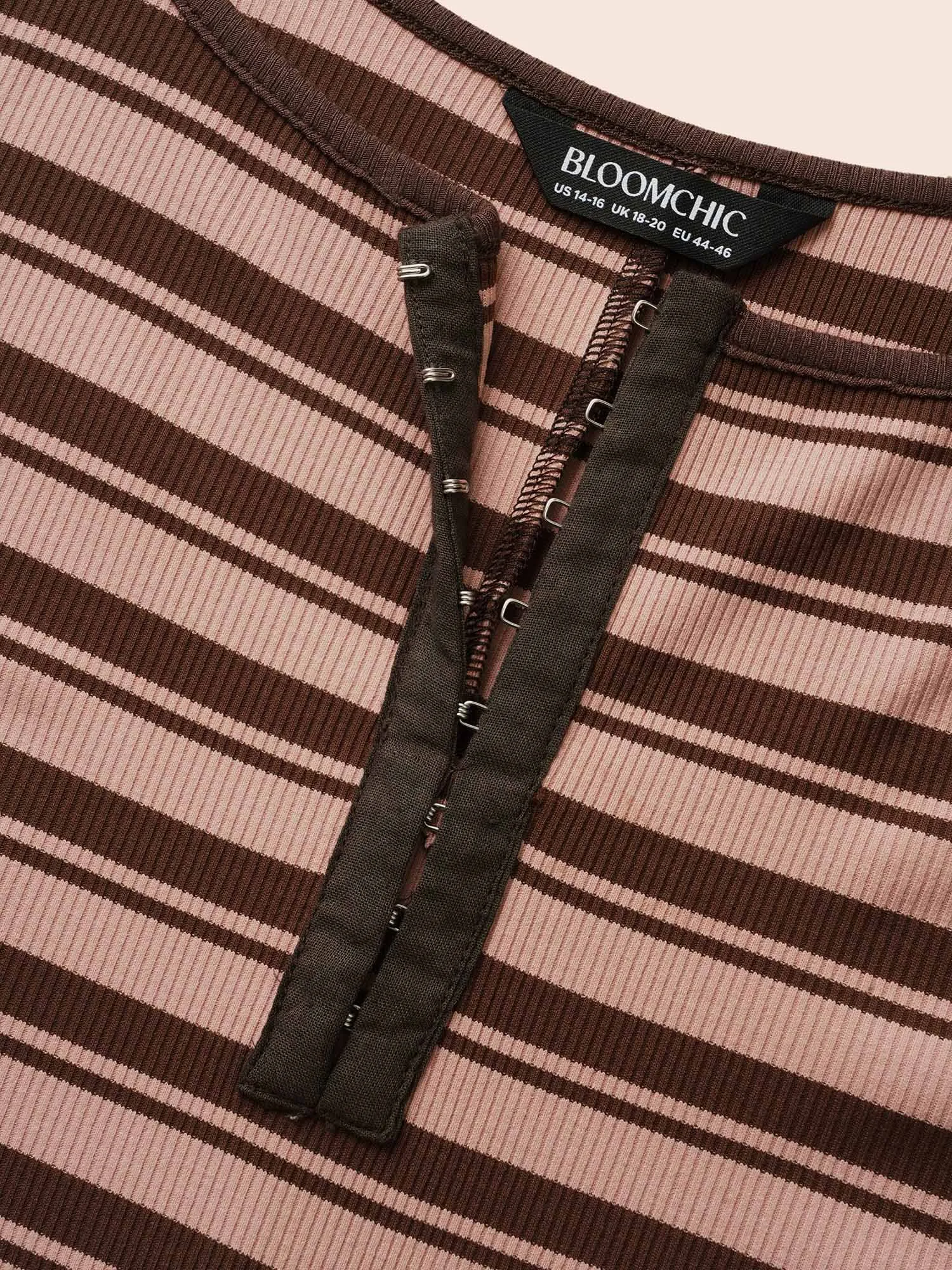 U Neck Striped Pit Strip Dress sold by Bloomchic product image thumbnail 5