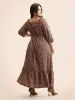 Ditsy Floral Woven Ribbon Maxi Dress sold by Bloomchic