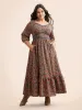 Ditsy Floral Woven Ribbon Maxi Dress sold by Bloomchic