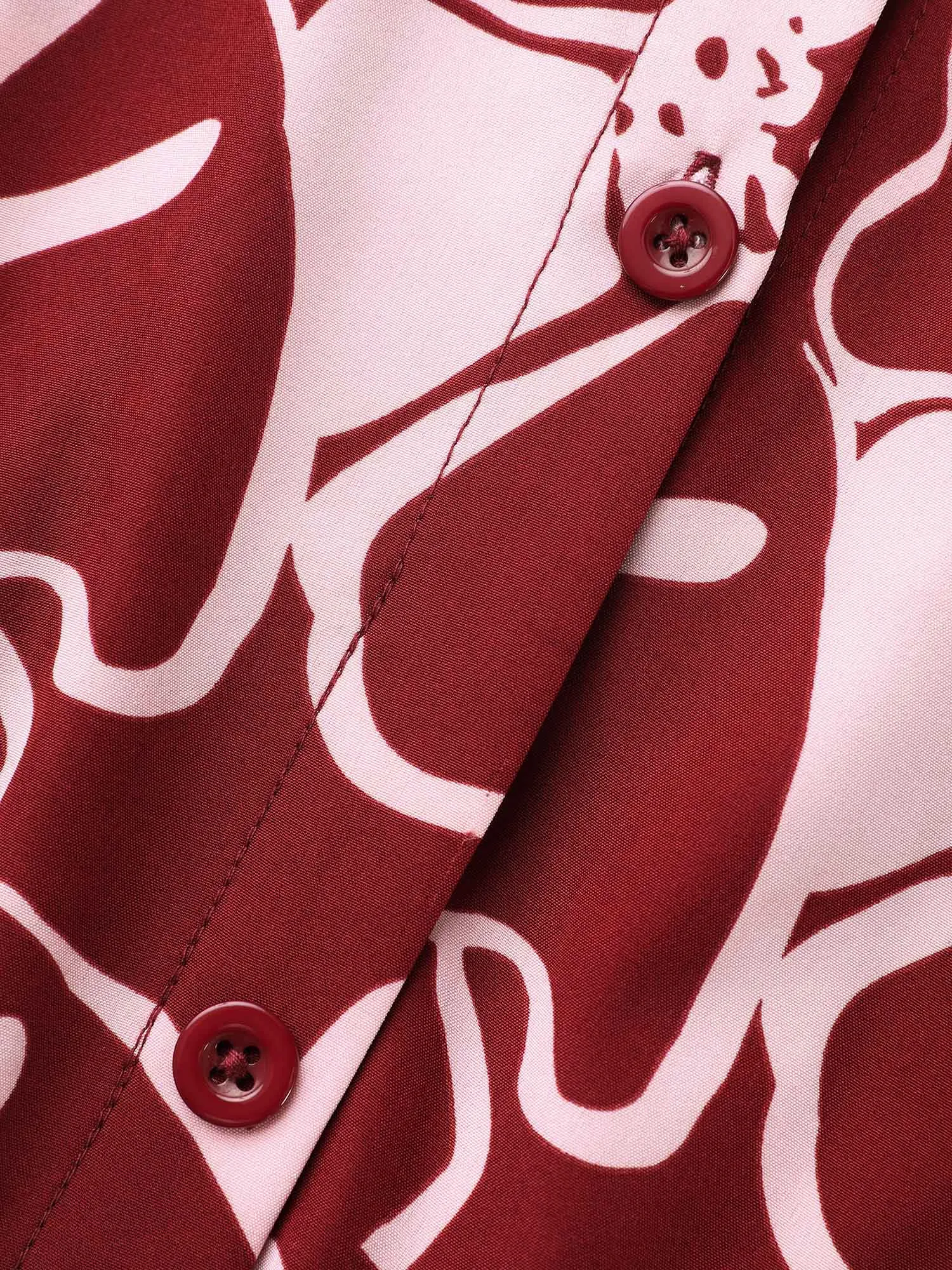 Floral Button Up Belted Dress sold by Bloomchic product image thumbnail 5