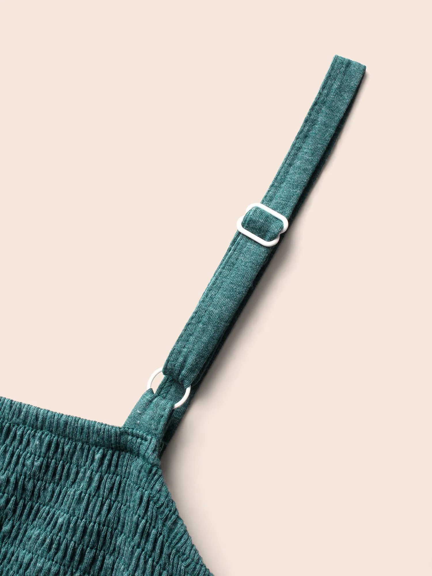 Solid Shirred Frill Trim Cami Top sold by Bloomchic product image thumbnail 5