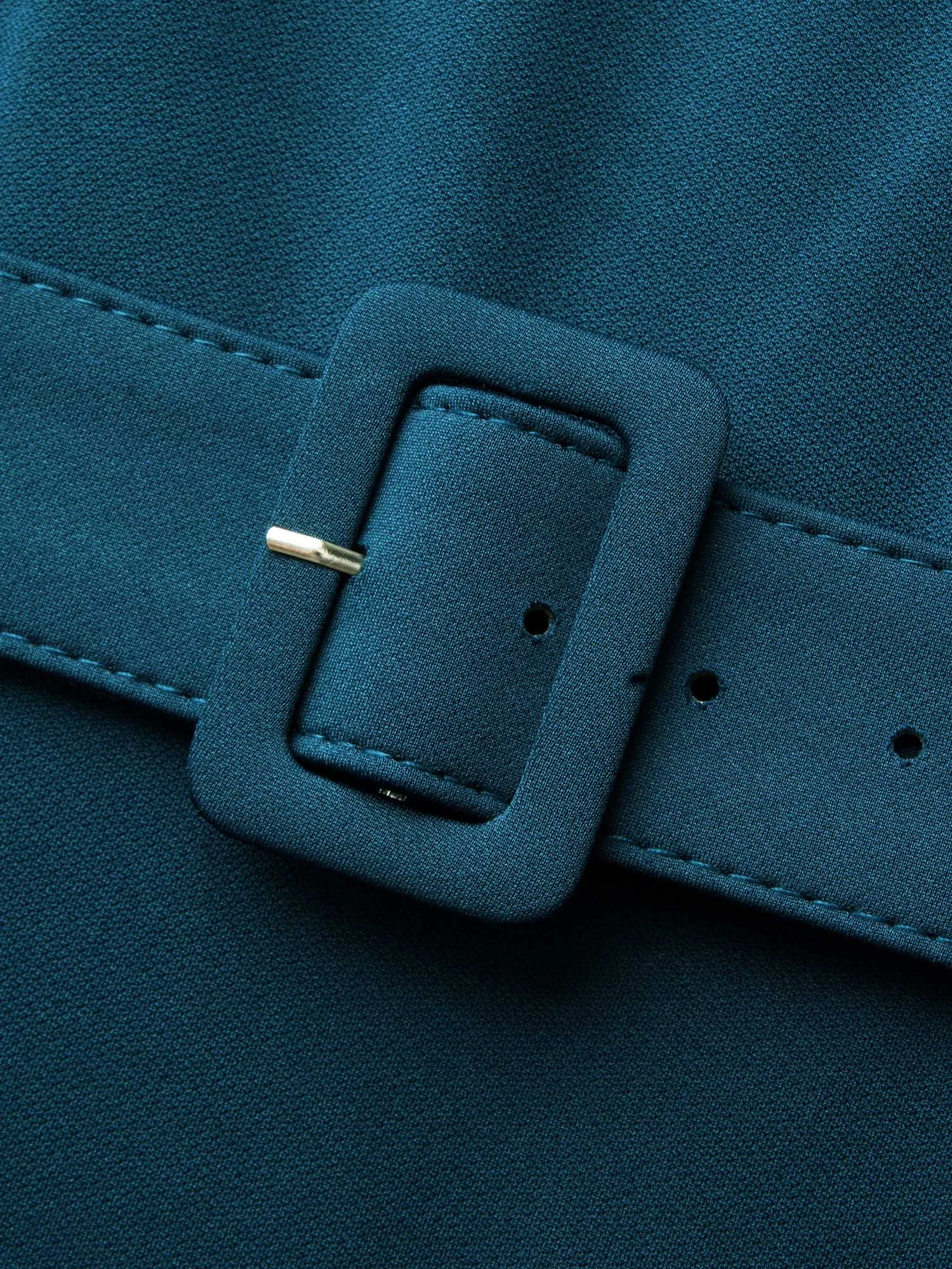 Solid Heart Neckline Belted Dress sold by Bloomchic product image thumbnail 5