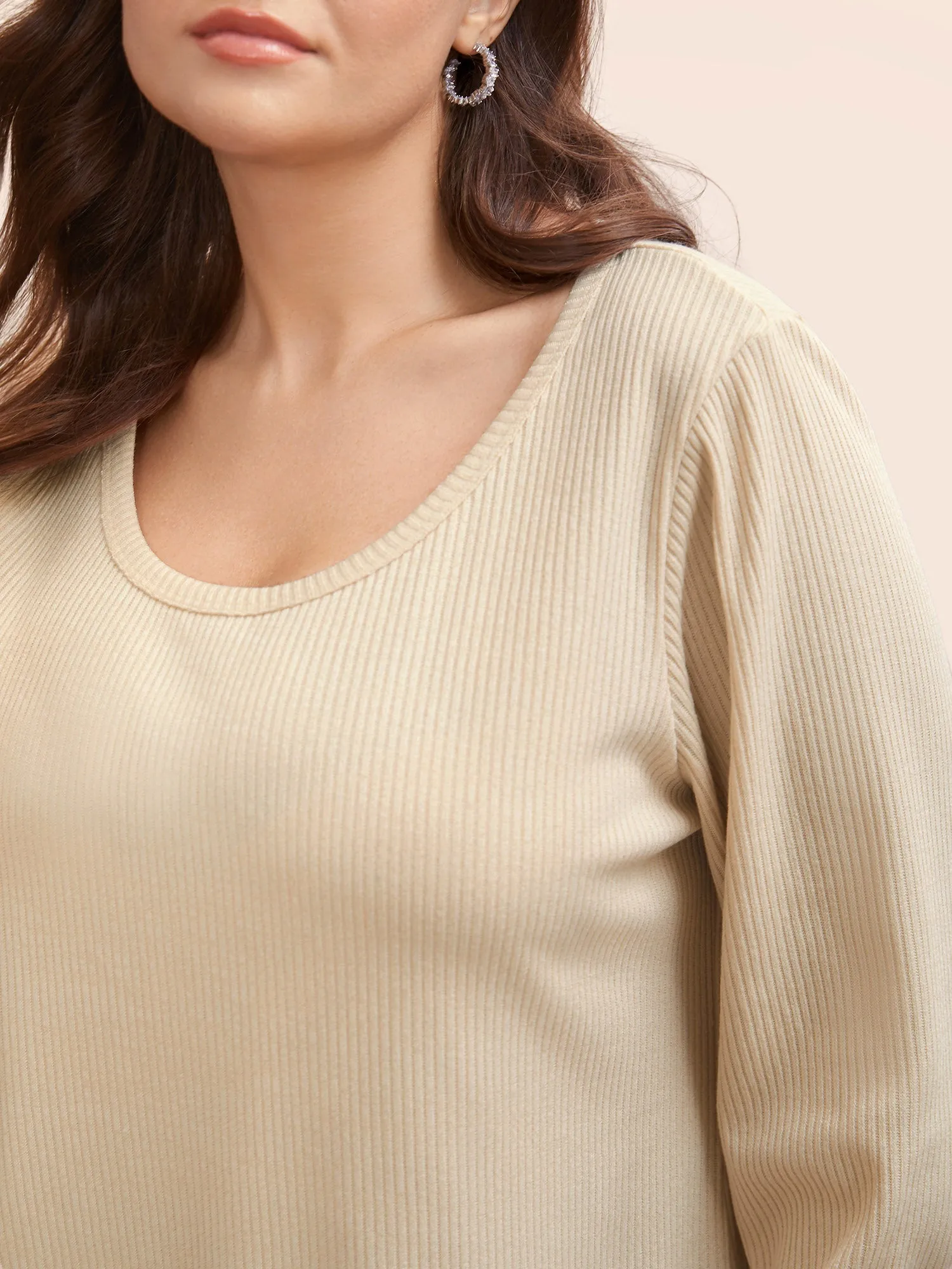 Solid Crew Neck Pit Strip T-shirt sold by Bloomchic product image thumbnail 4