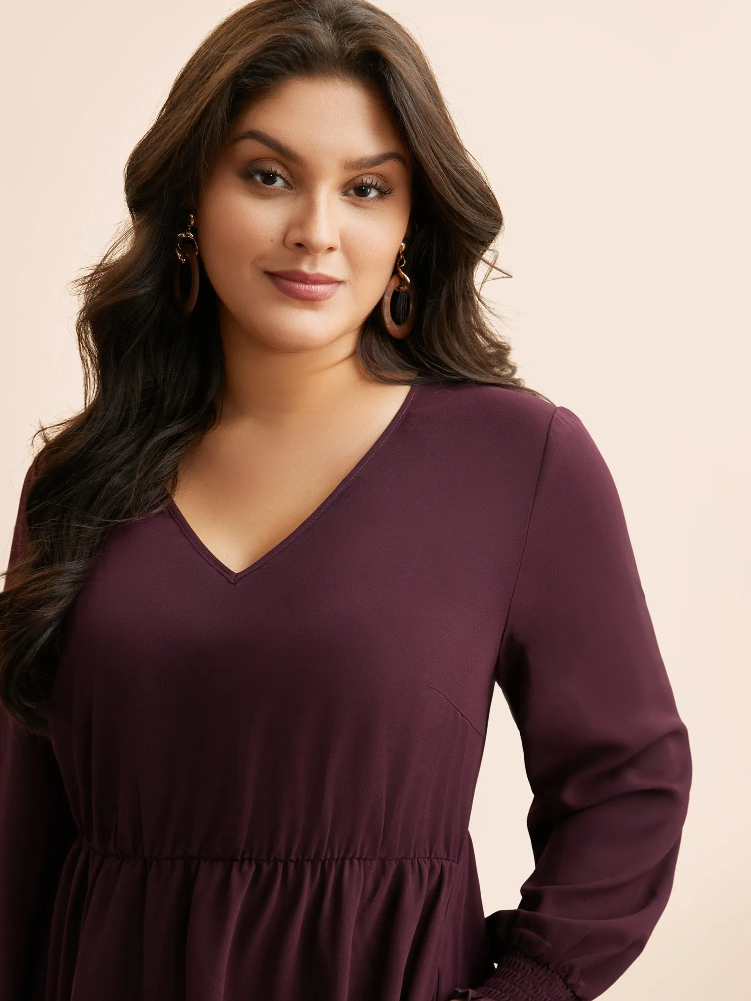 Floral Embroidered Crochet Lace Midi Dress sold by Bloomchic product image thumbnail 4