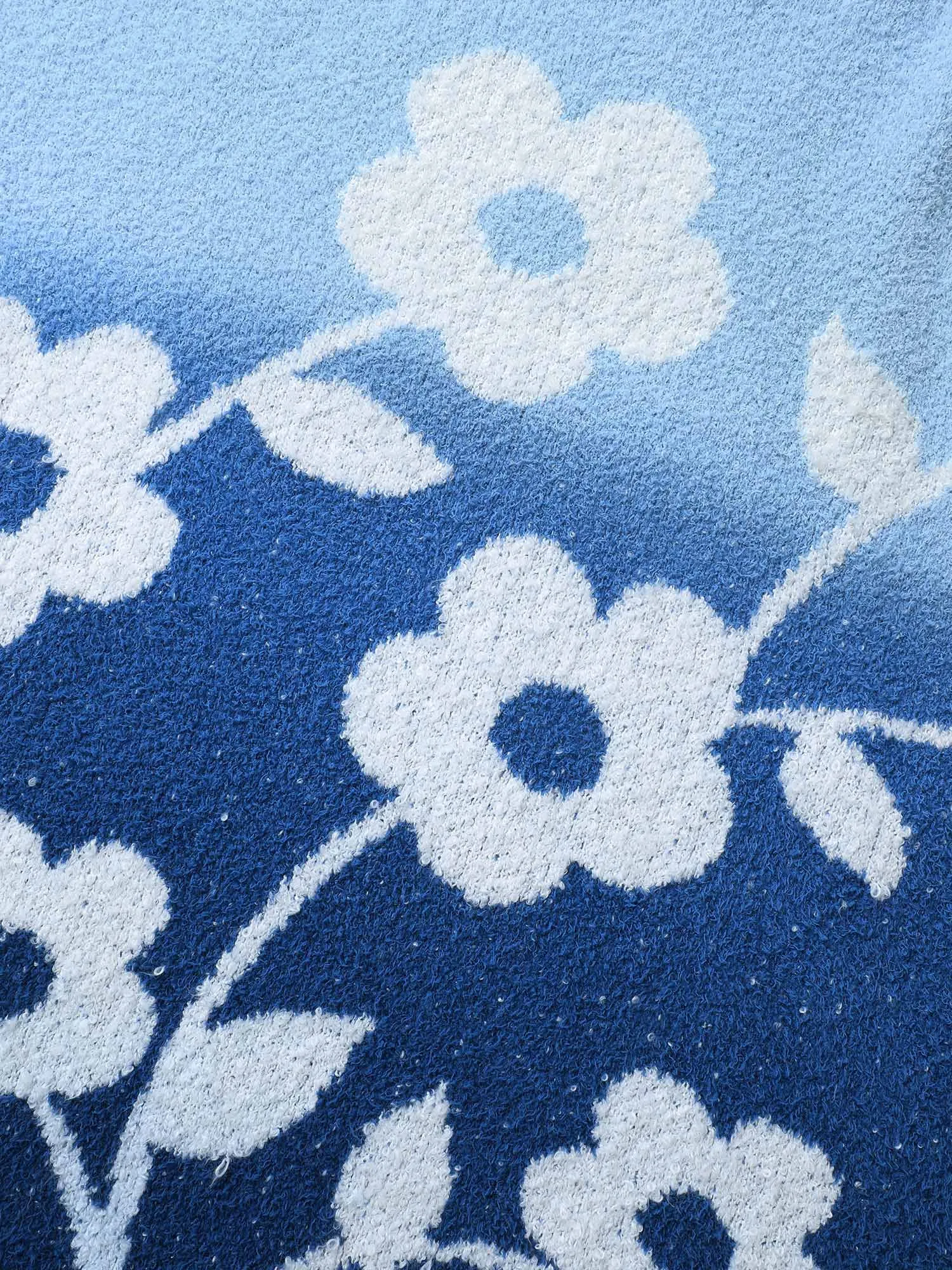 Floral Jacquard Ombre Drop Shoulder Pullover sold by Bloomchic product image thumbnail 5