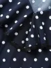 Polka Dot Ruffle Trim Midi Dress sold by Bloomchic
