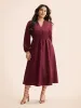 Notched Lace Patchwork Tie Knot Dress sold by Bloomchic