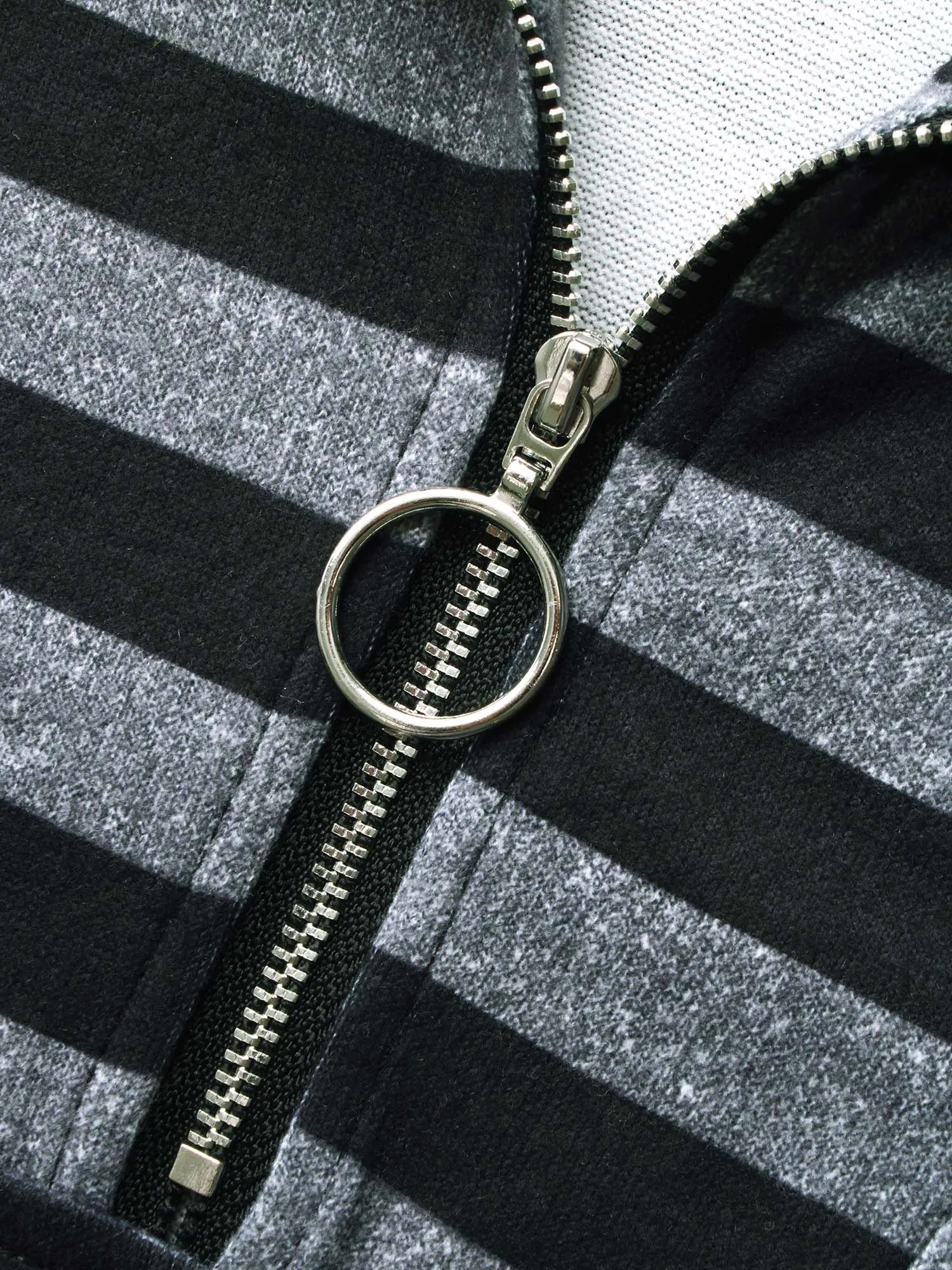 Striped Half Zip Pocket Dress sold by Bloomchic product image thumbnail 5