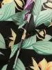 Floral Overlap Collar Lantern Sleeve Dress sold by Bloomchic