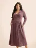 Shirt Collar Heather Button Up Dress sold by Bloomchic