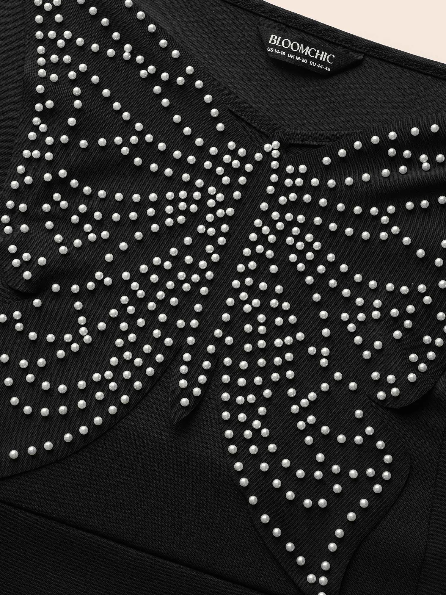 Butterfly Pearl Beaded Cami Dress sold by Bloomchic product image thumbnail 5