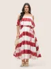 Tie Dye Cold Shoulder Flutter Layered Dress sold by Bloomchic