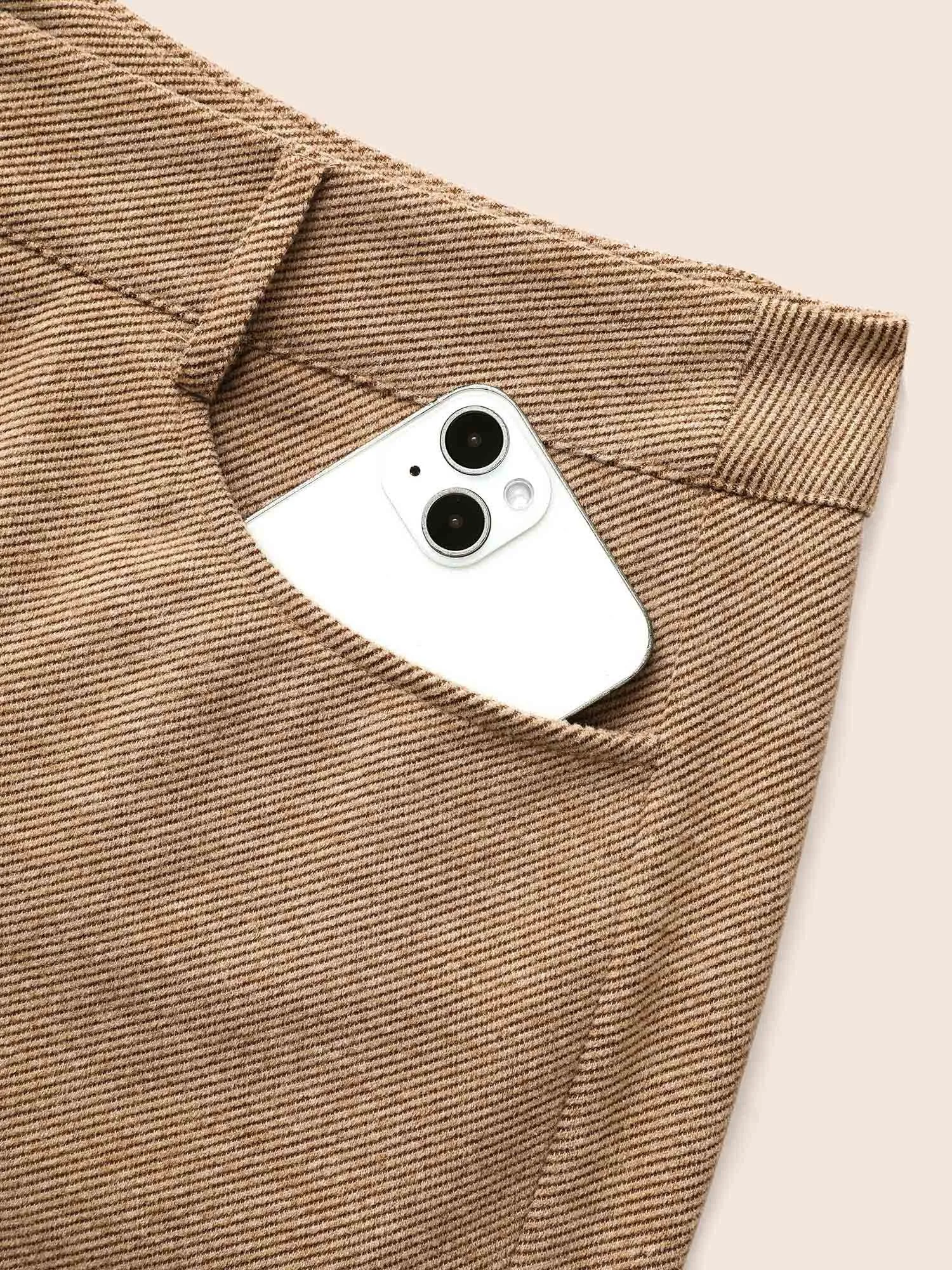 Mid Rise Slanted Pocket Wide Leg Pants sold by Bloomchic product image thumbnail 5