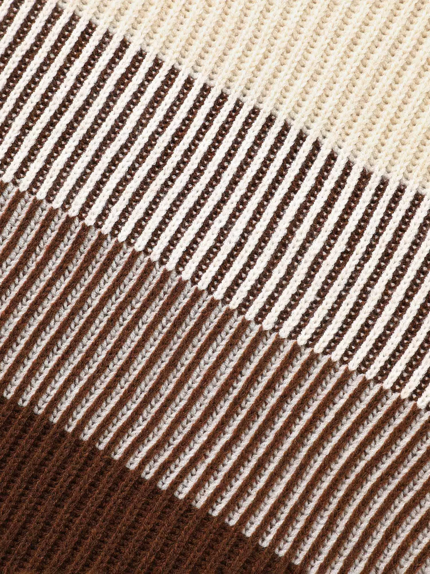 Colorblock Contrast Texture Slit Hem Pullover sold by Bloomchic product image thumbnail 5