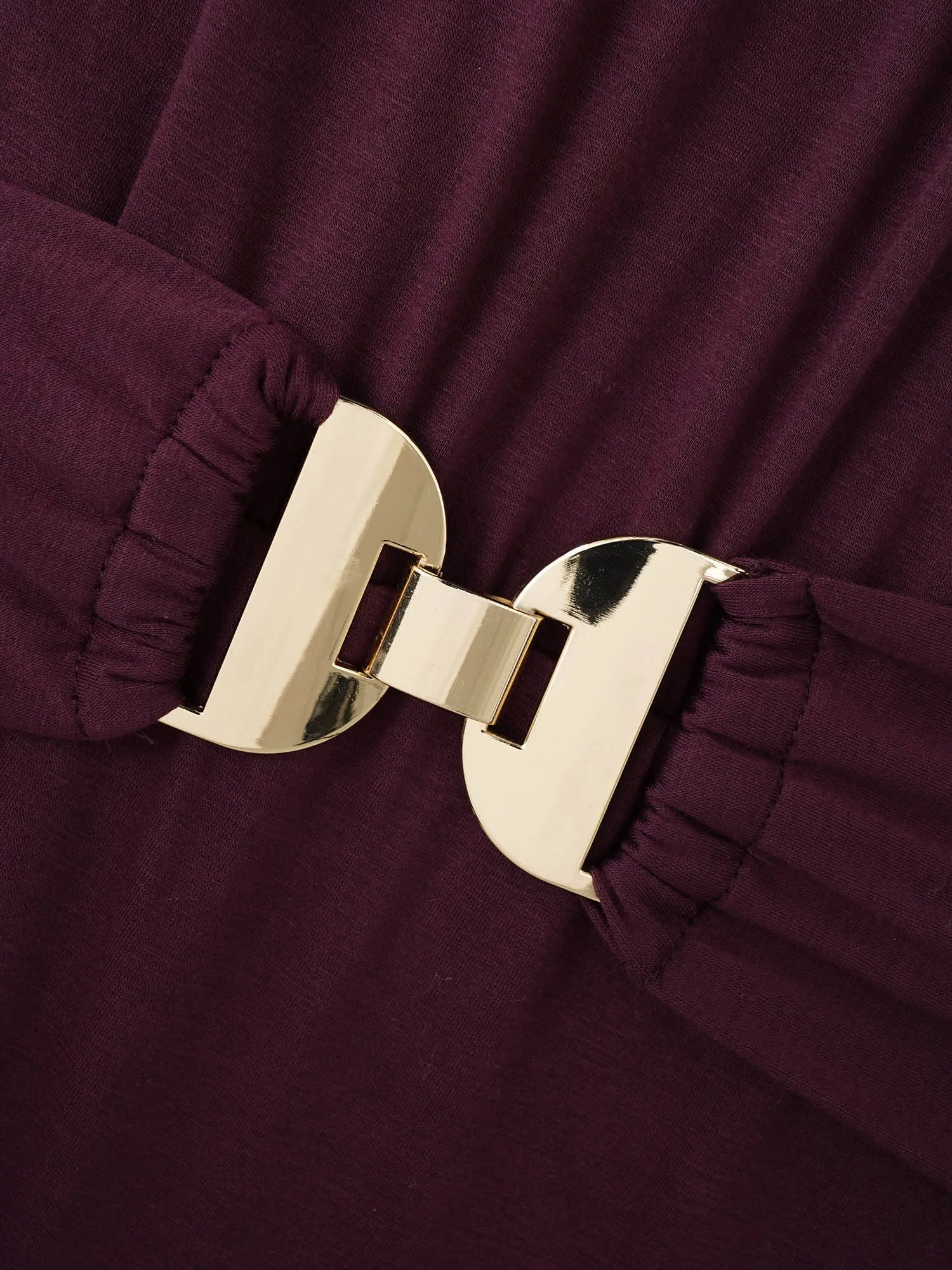 Solid Metal Detail Midi Dress sold by Bloomchic product image thumbnail 5