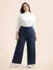 Mid Rise Drawstring Wide Leg Pants sold by Bloomchic