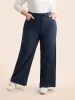 Mid Rise Drawstring Wide Leg Pants sold by Bloomchic