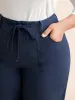 Mid Rise Drawstring Wide Leg Pants sold by Bloomchic