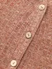 Texture Button Up Patch Pocket Jumpsuit sold by Bloomchic
