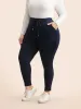 Mid Rise Drawstring Pocket Leggings sold by Bloomchic