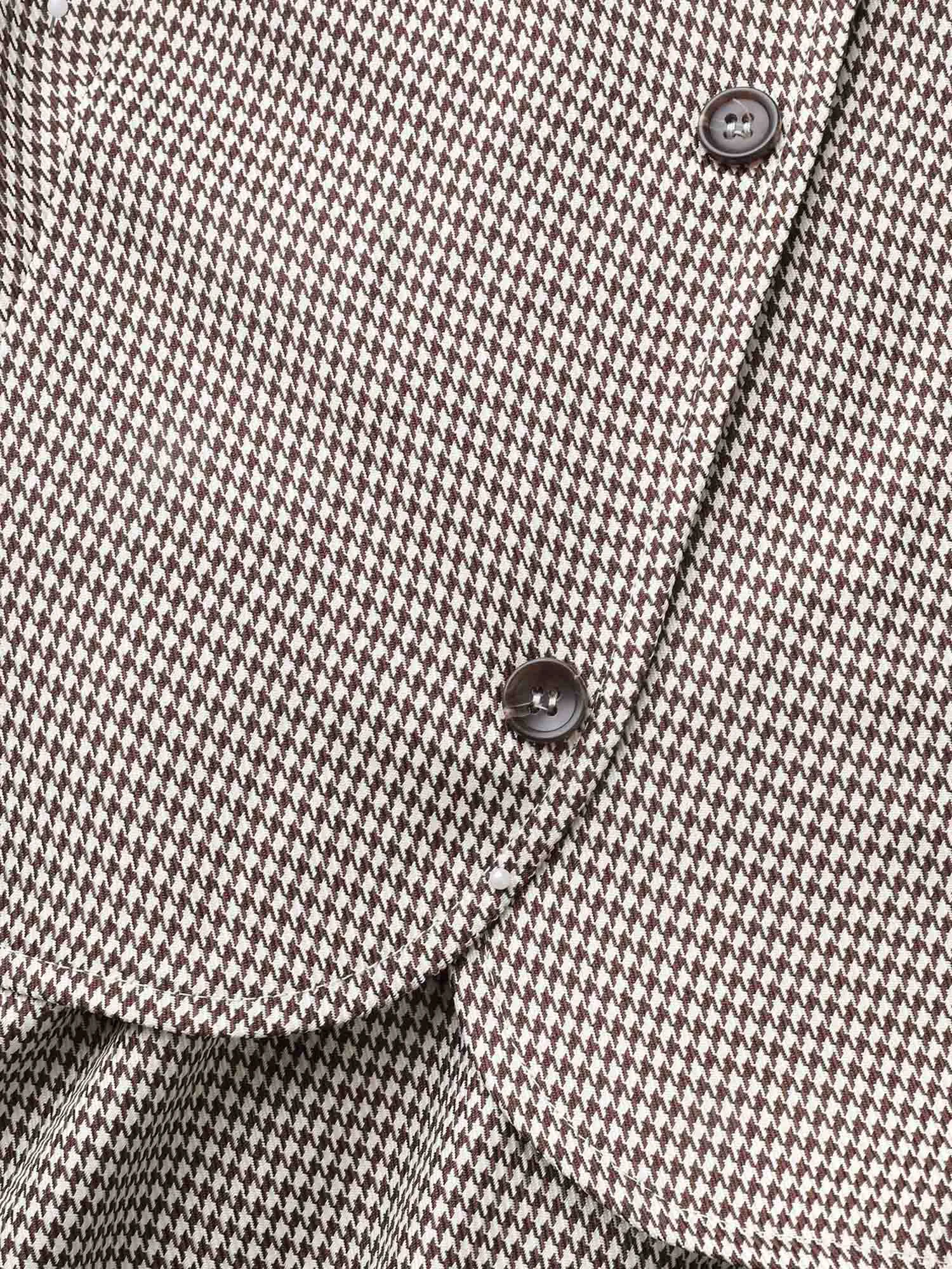 Square Neck Houndstooth Elastic Waist Dress sold by Bloomchic product image thumbnail 5