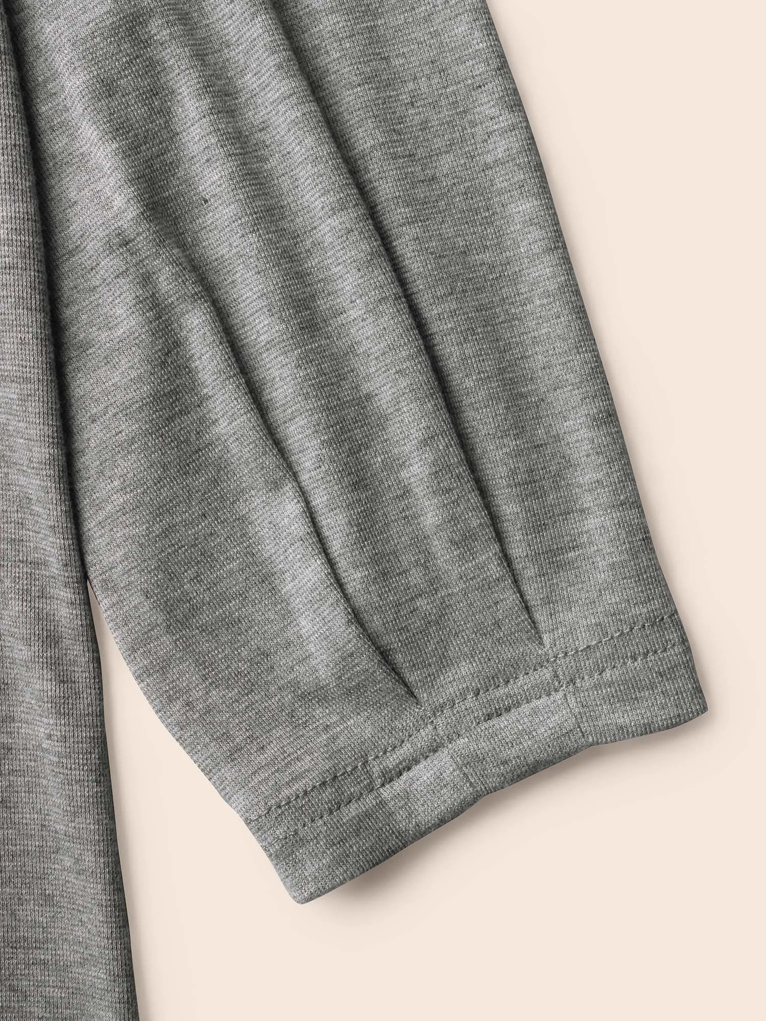 Tie Knot Gathered Lantern Sleeve T-shirt sold by Bloomchic product image thumbnail 5