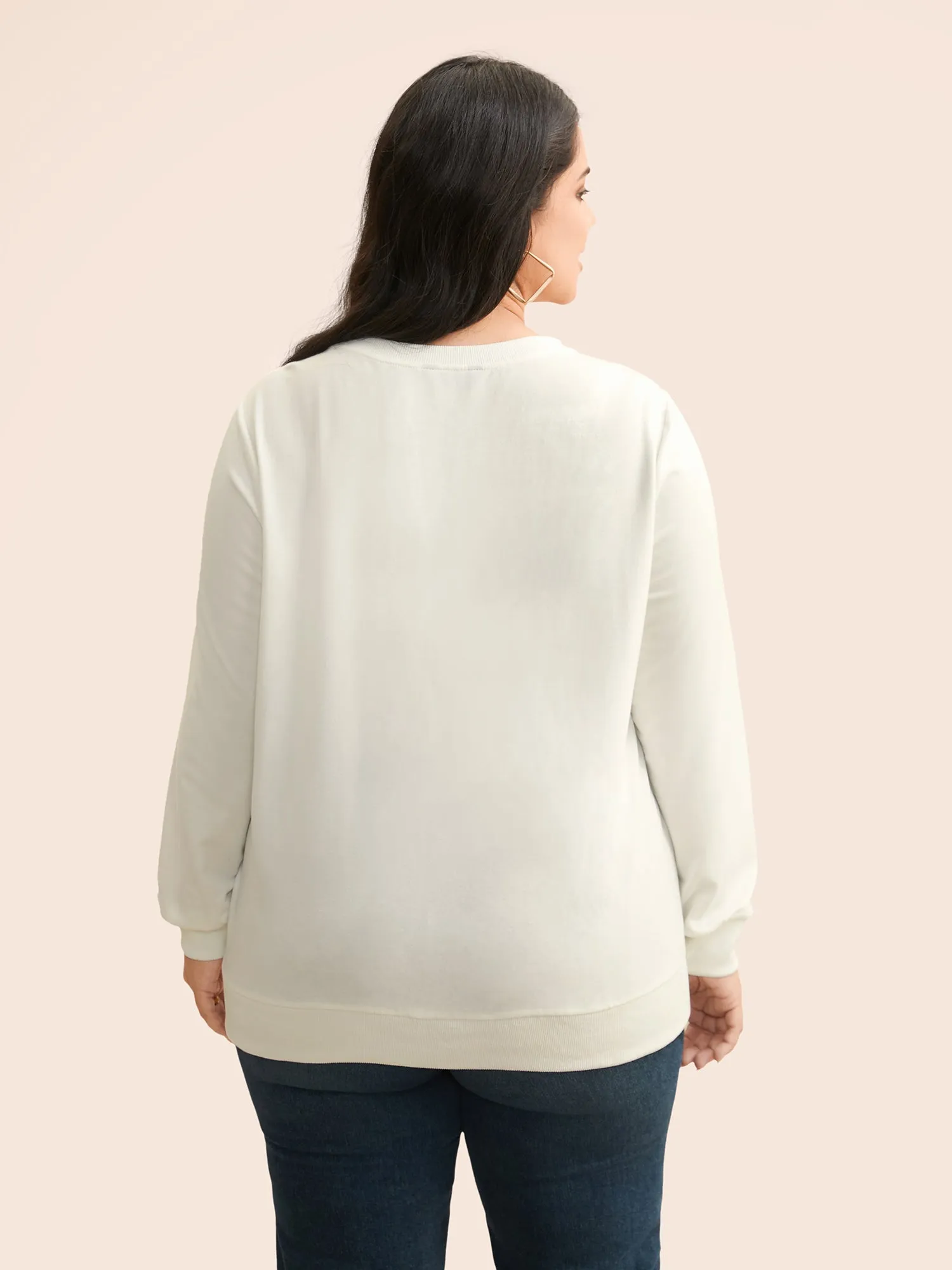Lobster Pattern Round Neck Sweatshirt sold by Bloomchic product image thumbnail 3