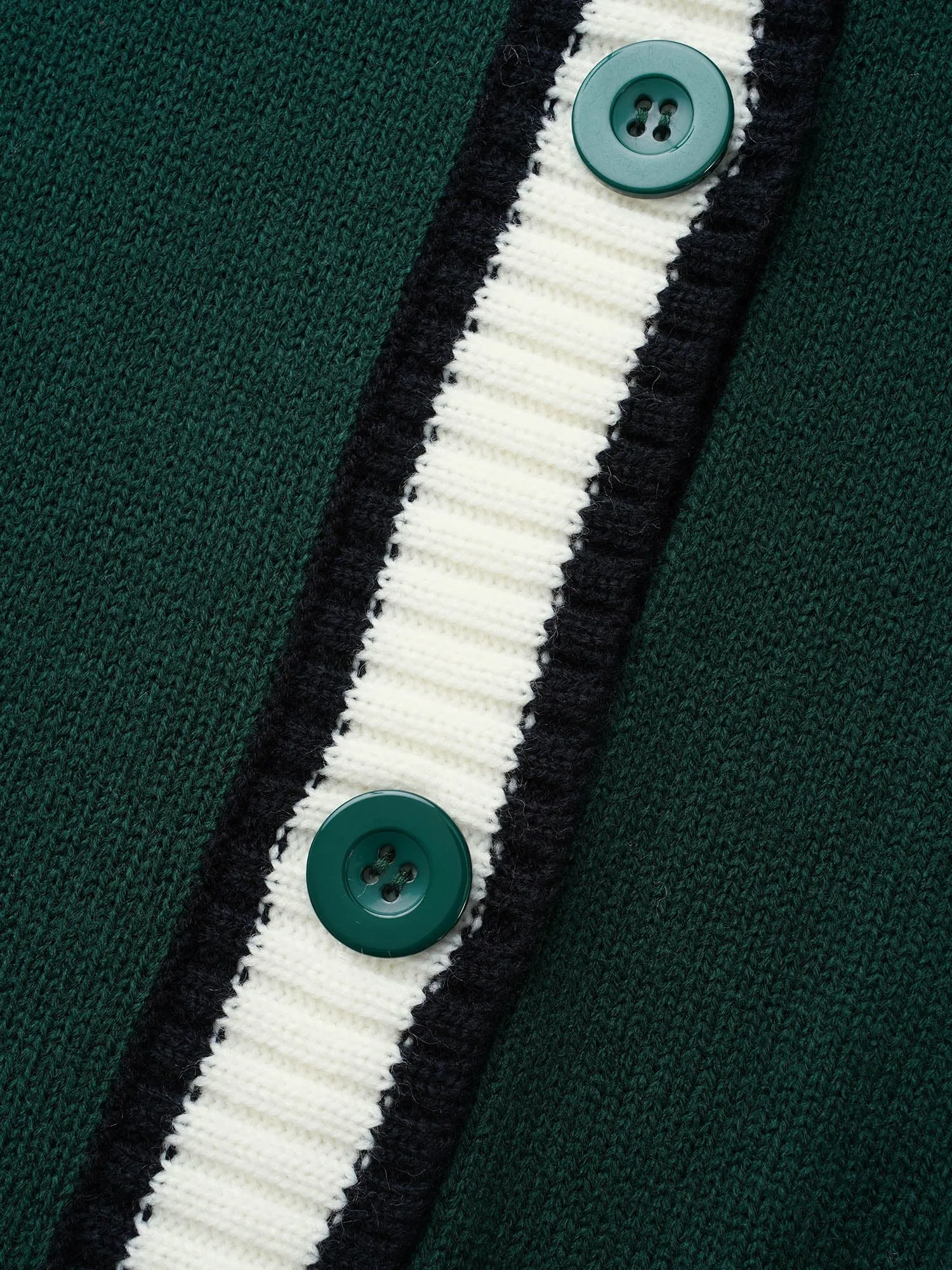 Contrast Trim Button Up Pocket Cardigan sold by Bloomchic product image thumbnail 5