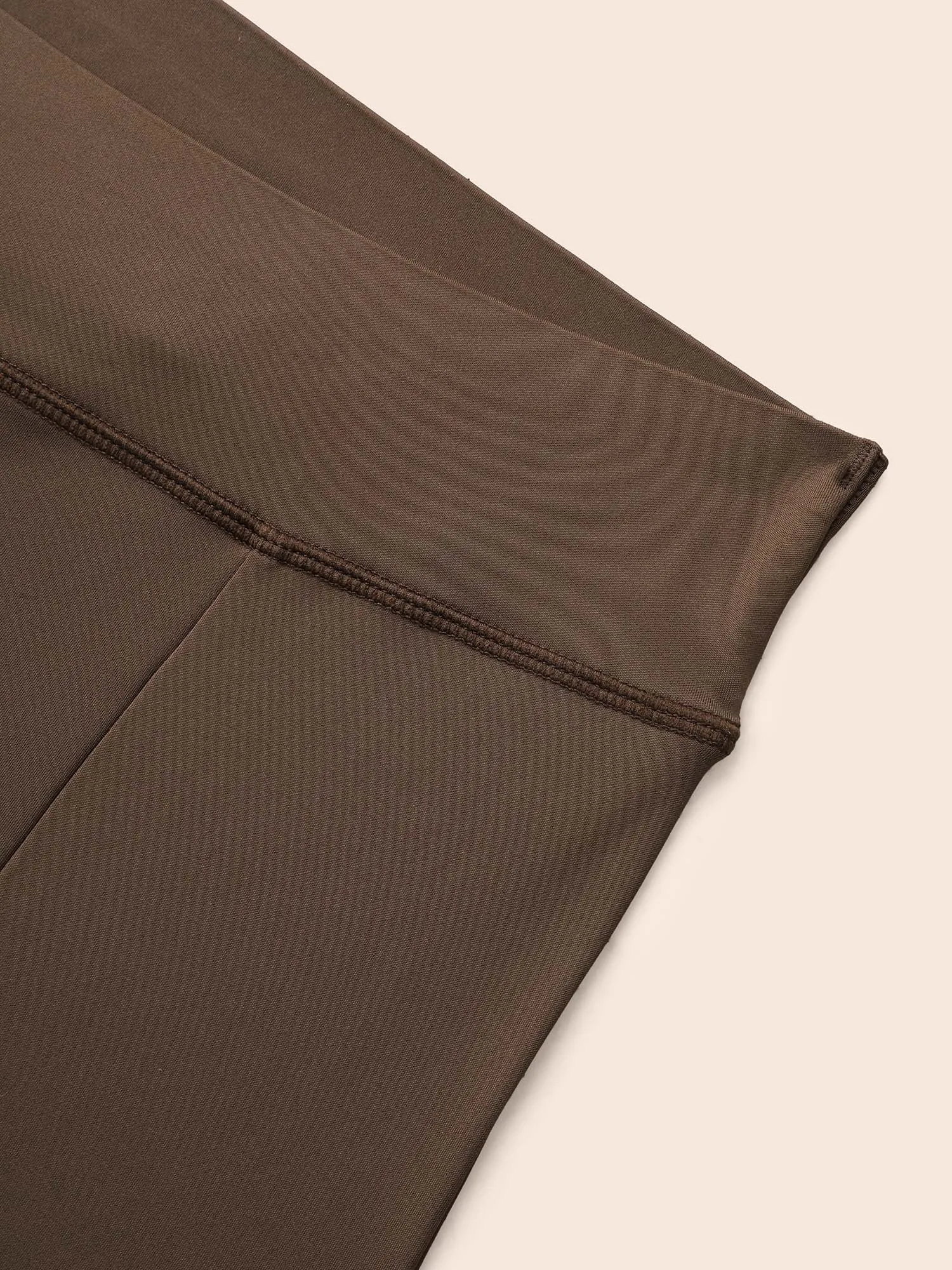 High Stretch Split Hem Bootcut Leggings sold by Bloomchic product image thumbnail 5