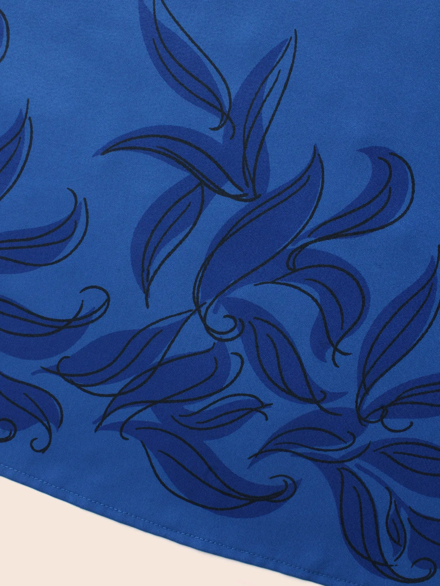 Suit Collar Floral Belted Sleeveless Dress sold by Bloomchic product image thumbnail 5