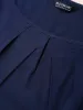 Plain Keyhole Pleated Shirred Dress sold by Bloomchic