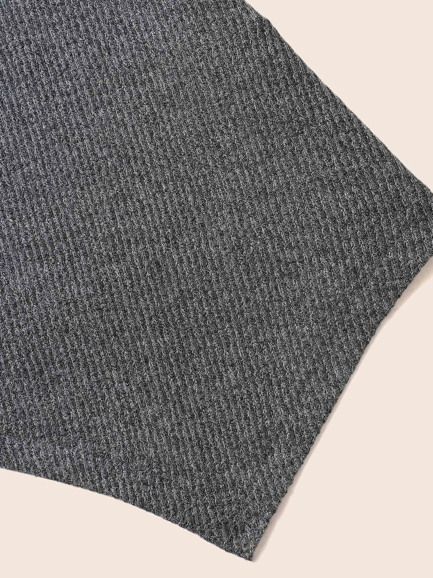 Solid V Neck Asymmetrical Hem T-shirt sold by Bloomchic product image thumbnail 5