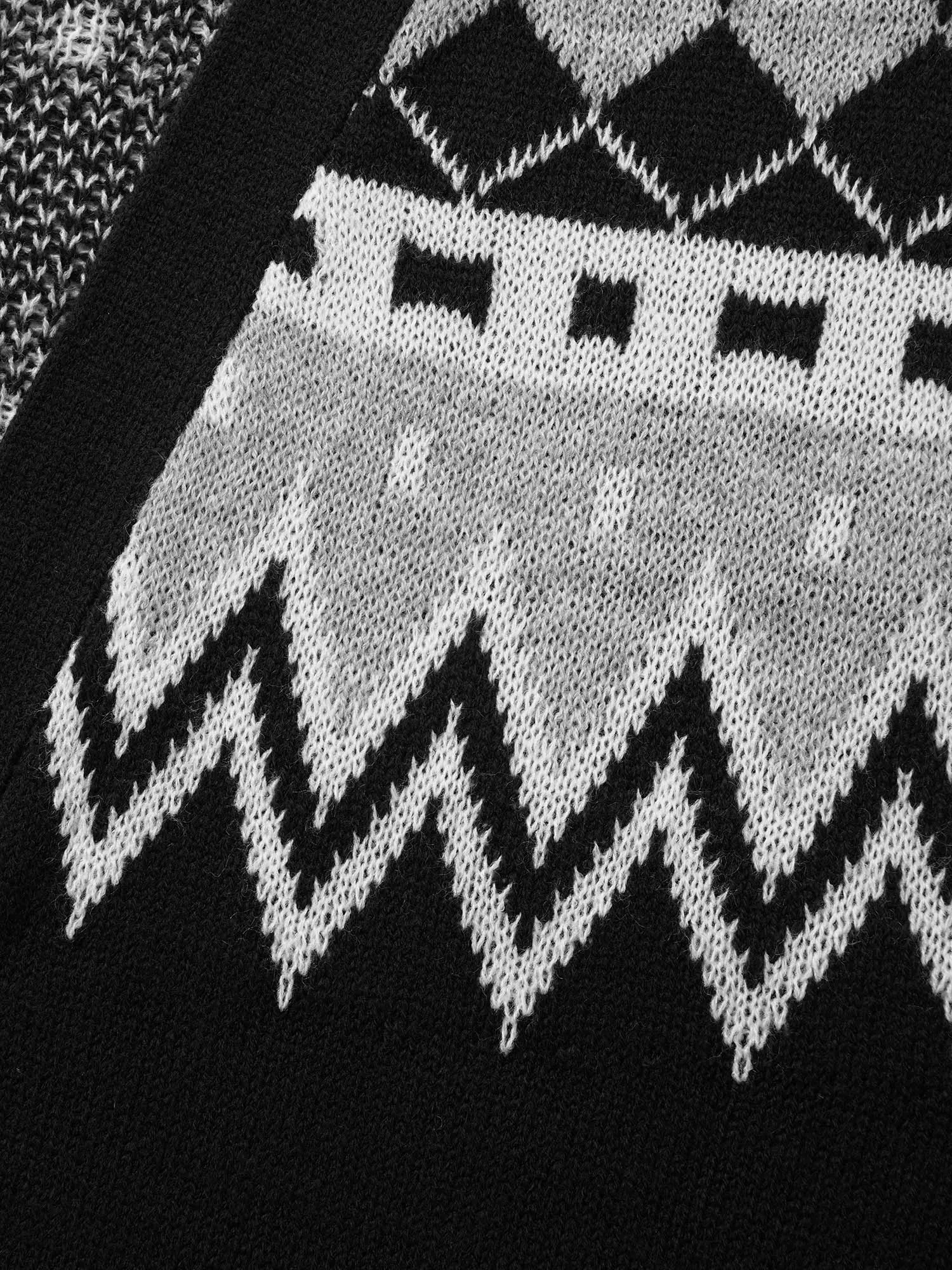 Bandana Geometric Raglan Sleeve Cardigan sold by Bloomchic product image thumbnail 5