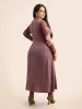 Floral Print Patchwork Elastic Waist Dress sold by Bloomchic