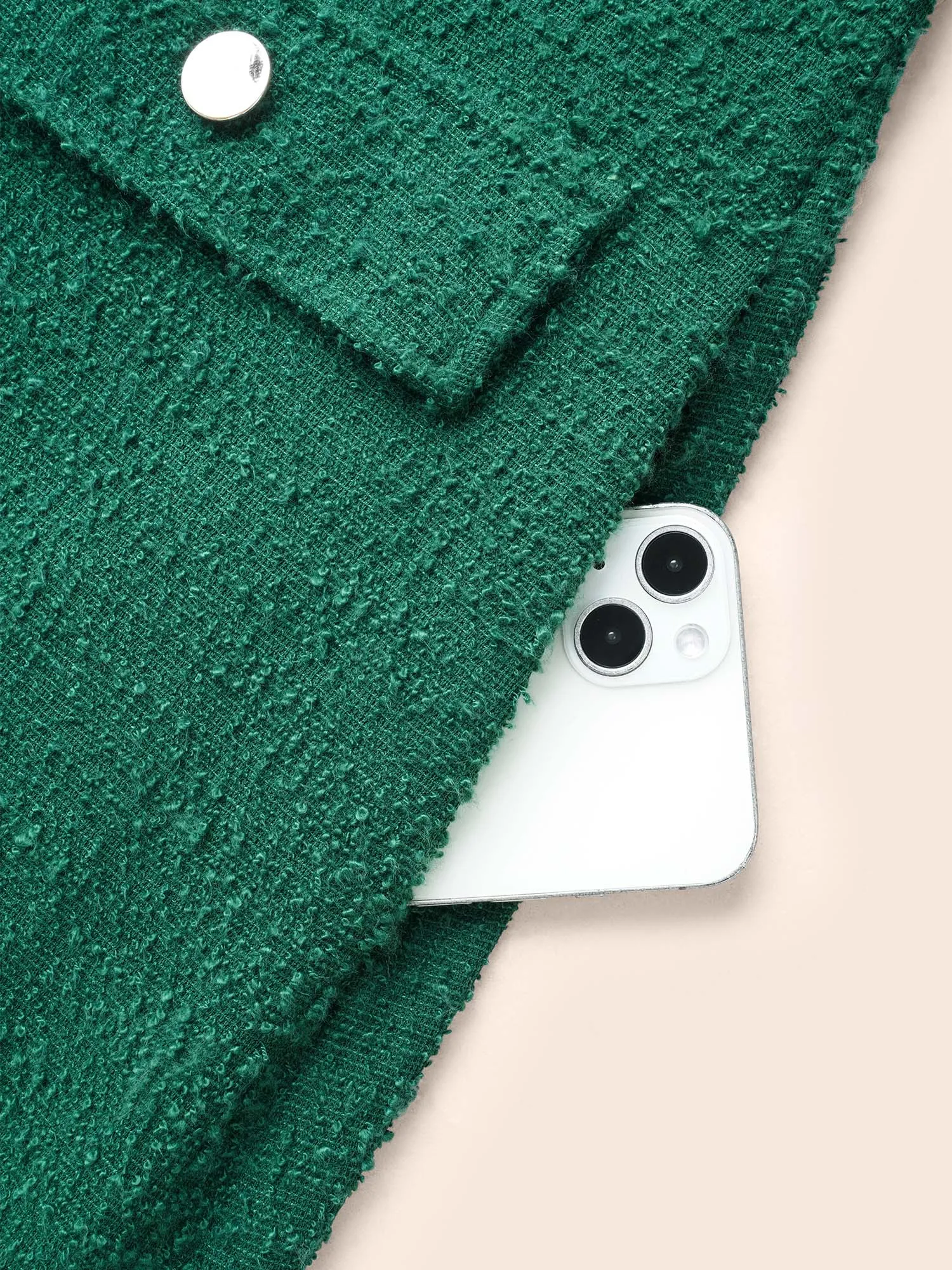 Textured Patchwork Flap Detail Dress sold by Bloomchic product image thumbnail 5