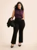 Solid Cowl Neck Pleated Tank Top sold by Bloomchic