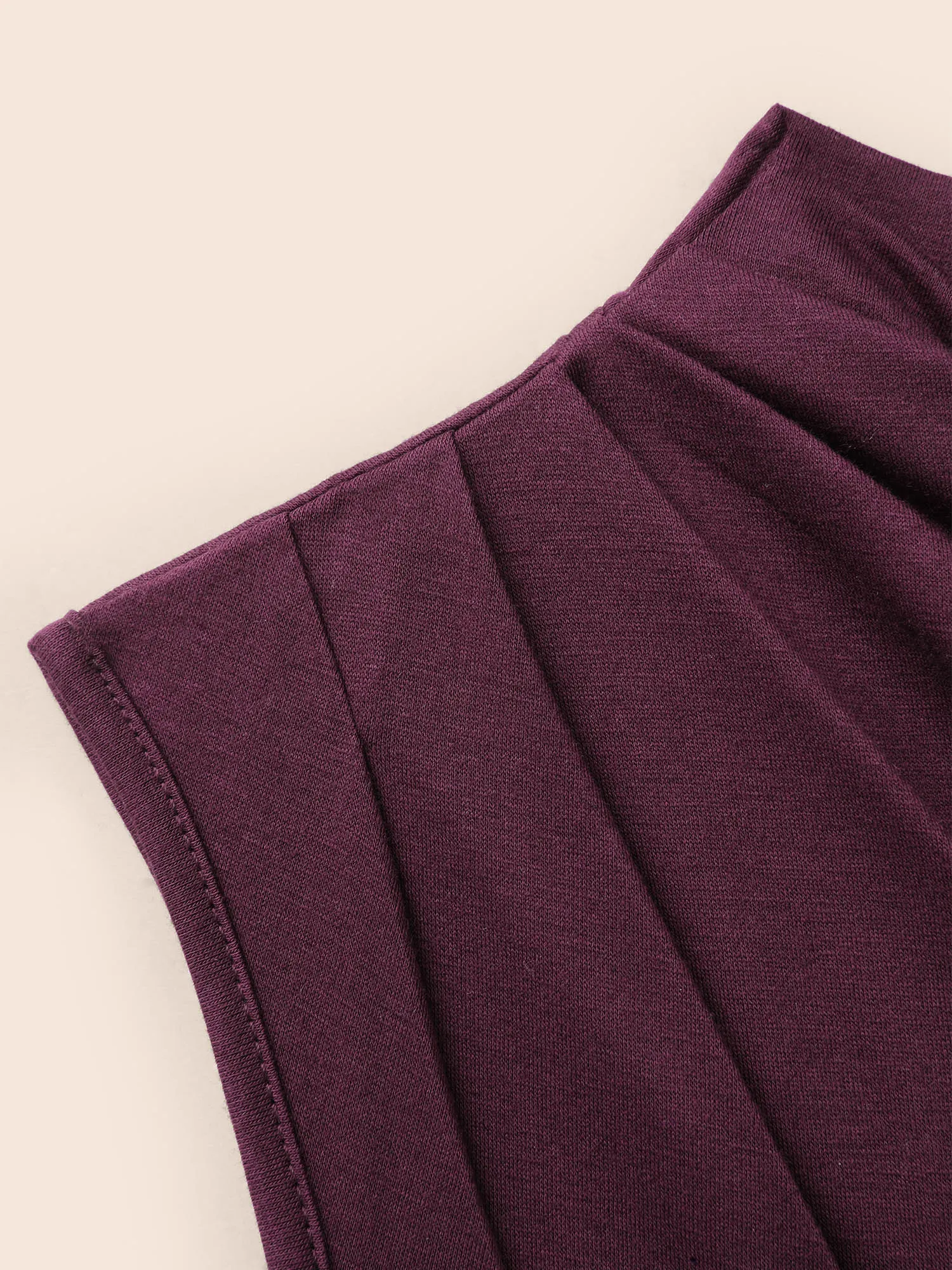 Solid Cowl Neck Pleated Tank Top sold by Bloomchic product image thumbnail 5