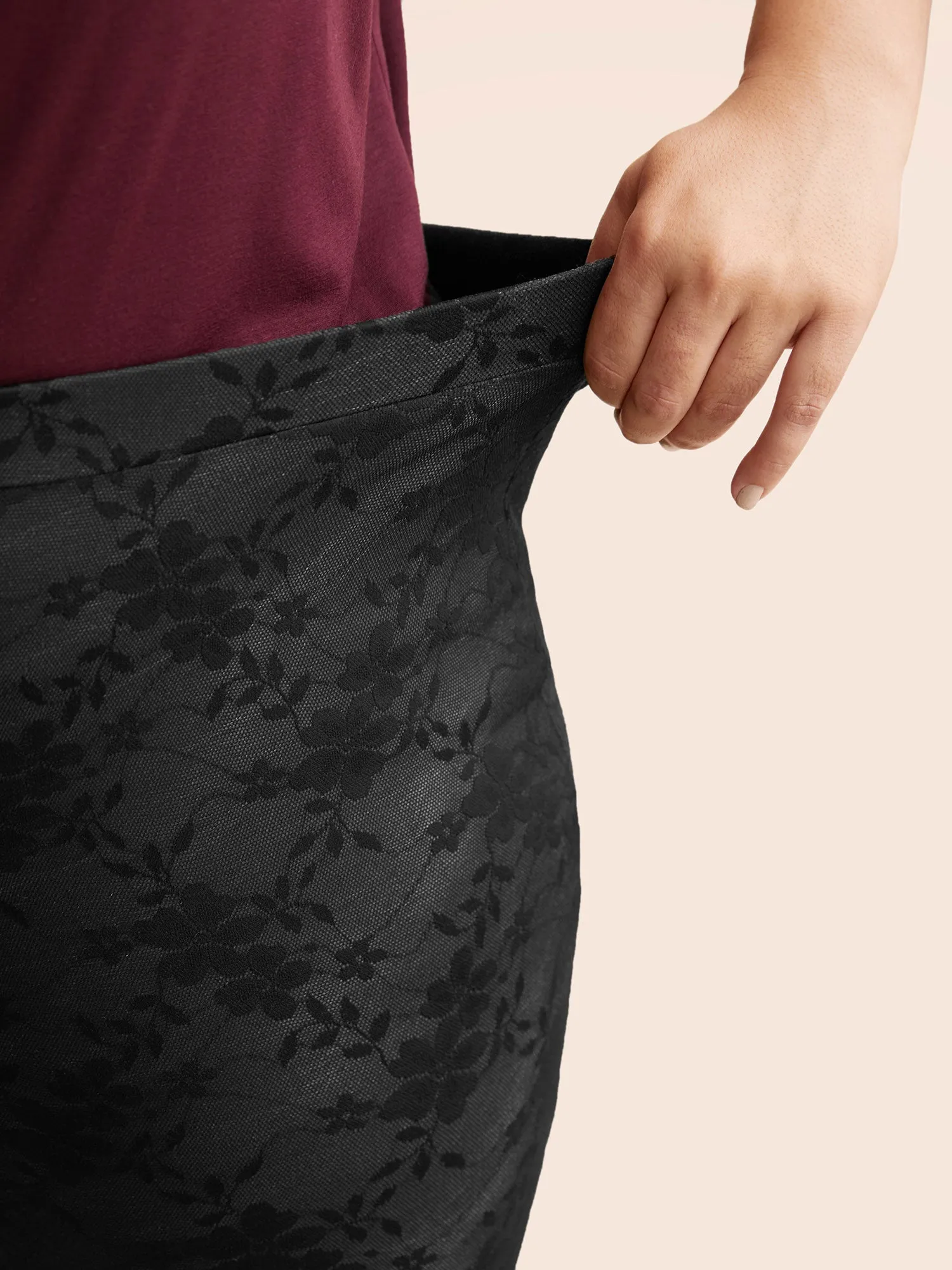 Floral Medium Stretch Skinny Leggings sold by Bloomchic product image thumbnail 4