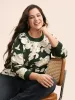 Supersoft Essentials Silhouette Floral Print Pullover sold by Bloomchic